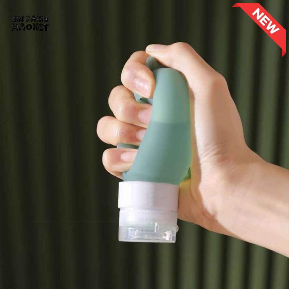 3 PIECES TRAVEL BOTTLE SET – SOFT SILICONE REFILLABLE CONTAINERS FOR LOTION SHAMPOO SOAP & COSMETICS