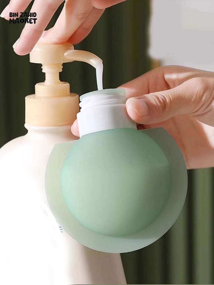 3 PIECES TRAVEL BOTTLE SET – SOFT SILICONE REFILLABLE CONTAINERS FOR LOTION SHAMPOO SOAP & COSMETICS