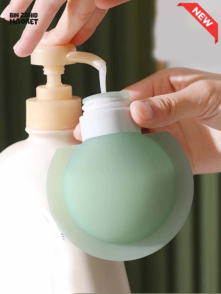 3 PIECES TRAVEL BOTTLE SET – SOFT SILICONE REFILLABLE CONTAINERS FOR LOTION SHAMPOO SOAP & COSMETICS