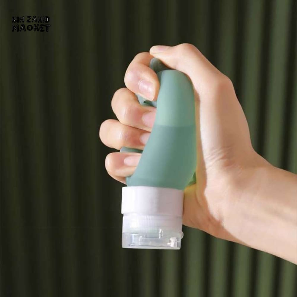 3 PIECES TRAVEL BOTTLE SET – SOFT SILICONE REFILLABLE CONTAINERS FOR LOTION SHAMPOO SOAP & COSMETICS
