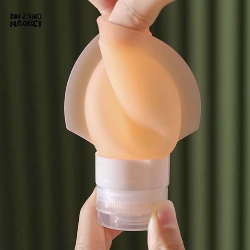 3 PIECES TRAVEL BOTTLE SET – SOFT SILICONE REFILLABLE CONTAINERS FOR LOTION SHAMPOO SOAP & COSMETICS