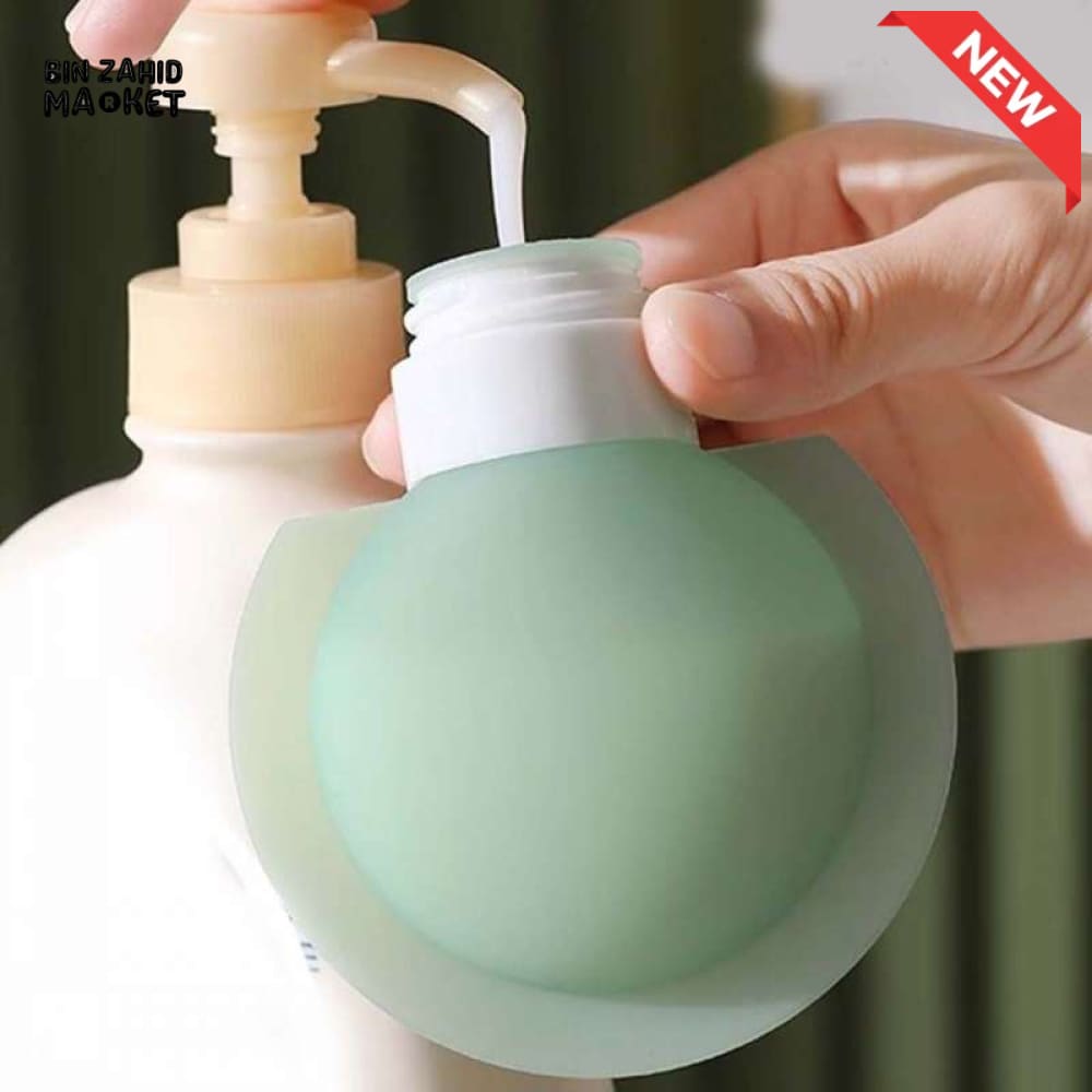 3 PIECES TRAVEL BOTTLE SET – SOFT SILICONE REFILLABLE CONTAINERS FOR LOTION SHAMPOO SOAP & COSMETICS