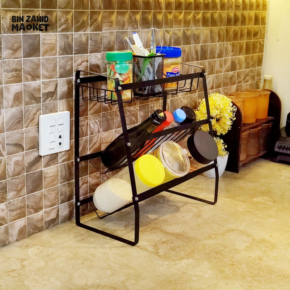 3-TIER KITCHEN STORAGE RACK