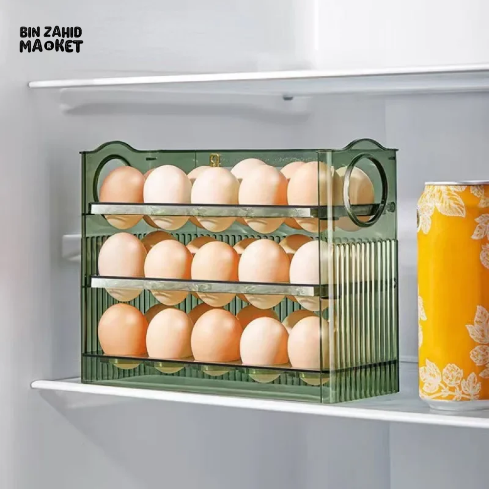 30 GRIDS EGG STORAGE BOX LARGE CAPACITY TRANSPARENT EGG CONTAINER