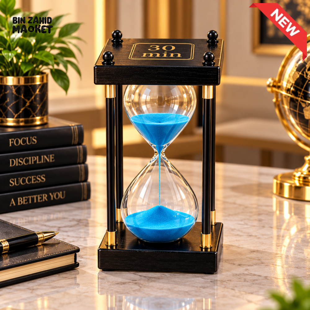 30 MINUTE BLUE SAND HOURGLASS TIMER