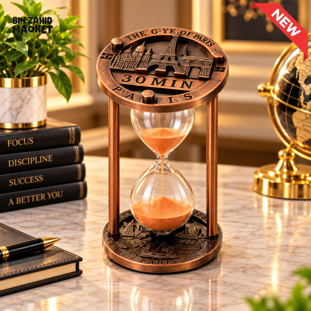 30 MINUTE PARIS THEME SAND HOURGLASS TIMER