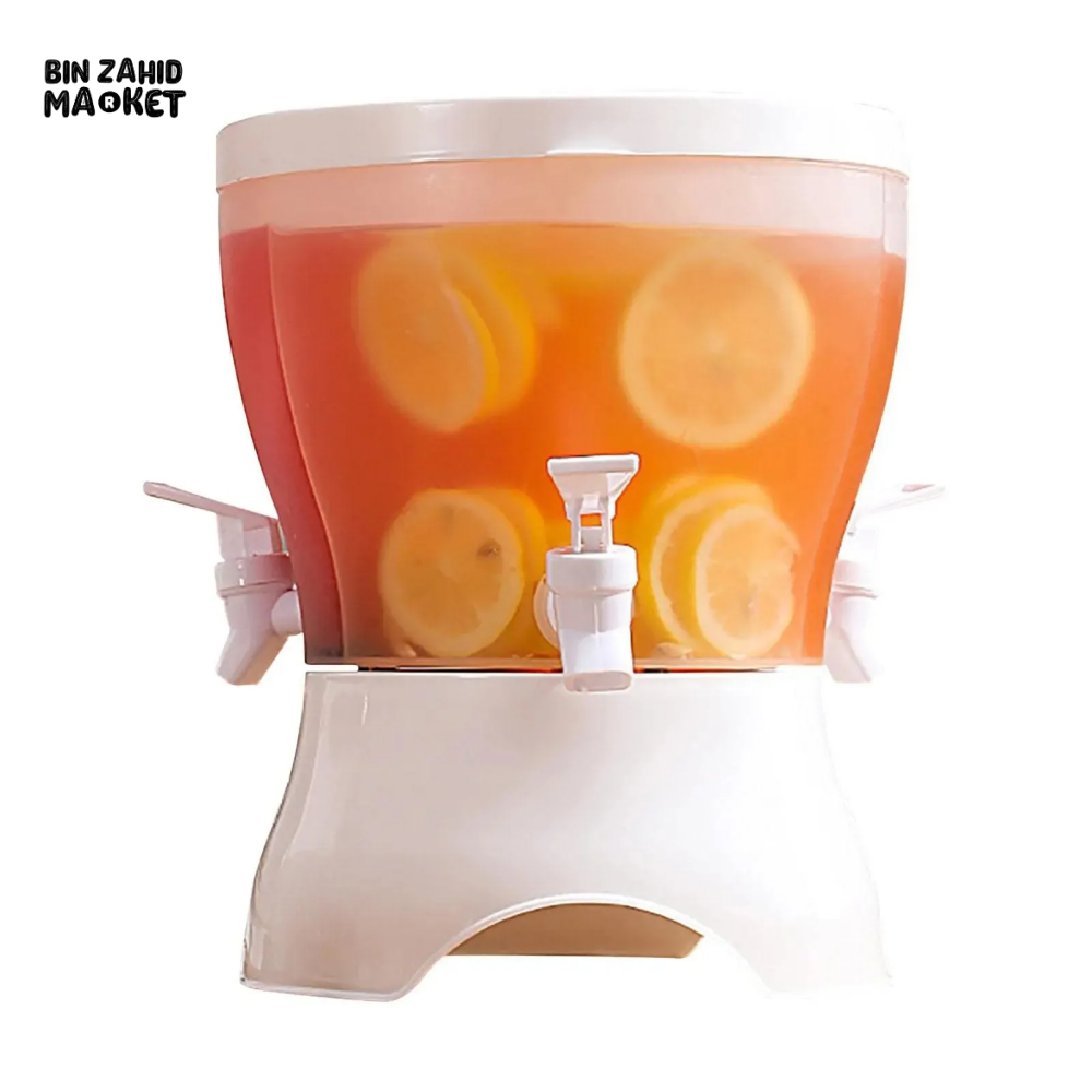 360° ROTATING 3-COMPARTMENT BEVERAGE DISPENSER WITH SPIGOTS
