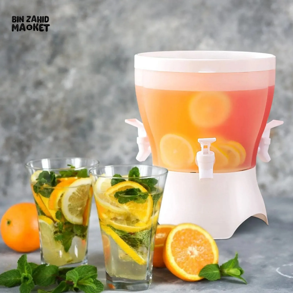 360° ROTATING 3-COMPARTMENT BEVERAGE DISPENSER WITH SPIGOTS