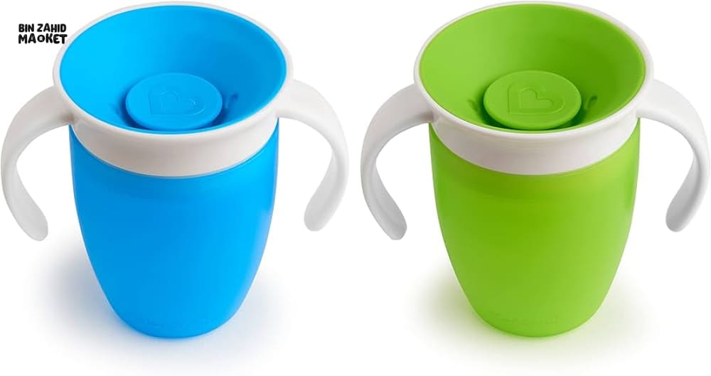 360° SPOUTLESS TRAINER CUP SET FOR TODDLERS