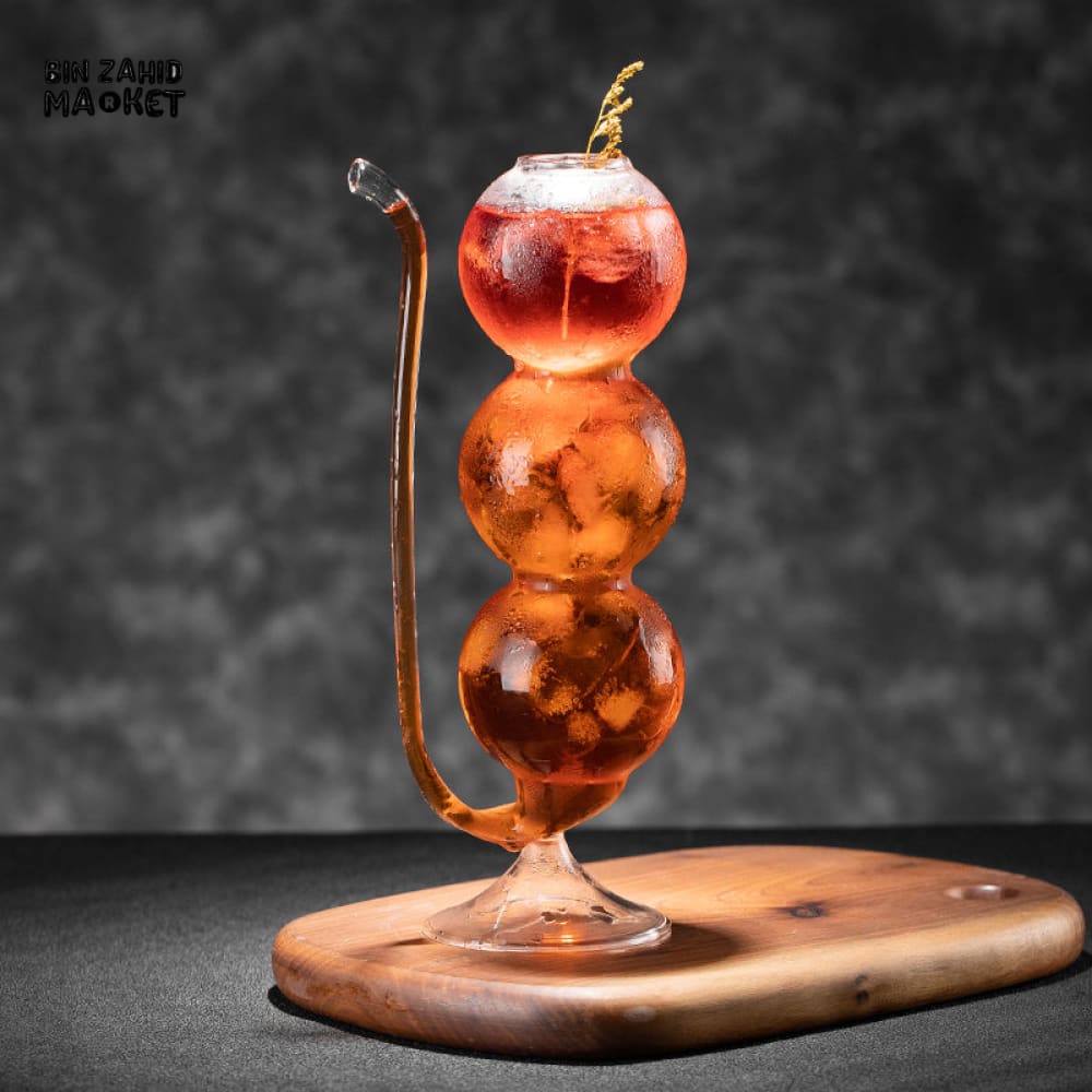 ROCK SUGAR GOURD COCKTAIL GLASS – TALL & CREATIVE DESIGN