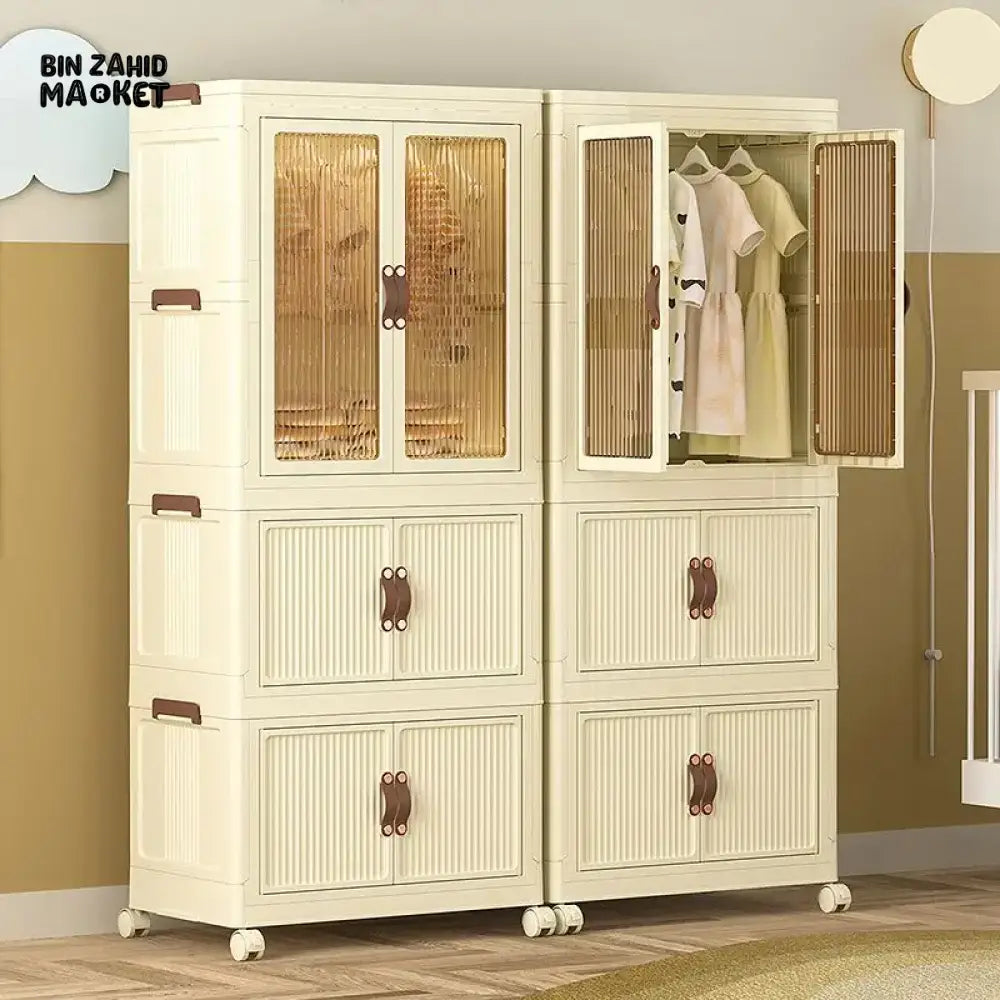 LUXORMOVE 3 LAYERS LARGE CAPACITY FOLDING STORAGE CABINETS - BZM-102587
