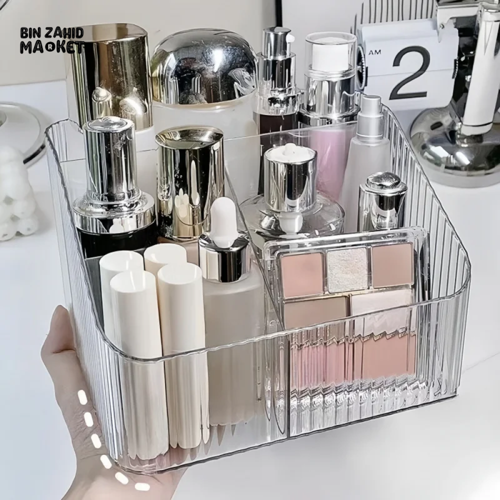 MULTI-FUNCTIONAL DESKTOP ORGANIZER – STATIONERY MAKEUP PEN & ART SUPPLY STORAGE BOX