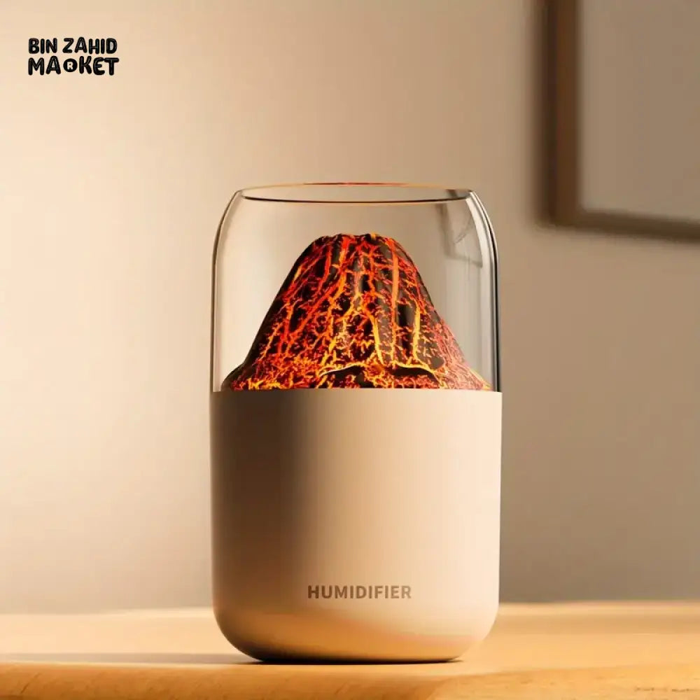 SIMULATED VOLCANO HUMIDIFIER – USB MINI DESKTOP AIR PURIFIER & AROMATHERAPY SPRAY