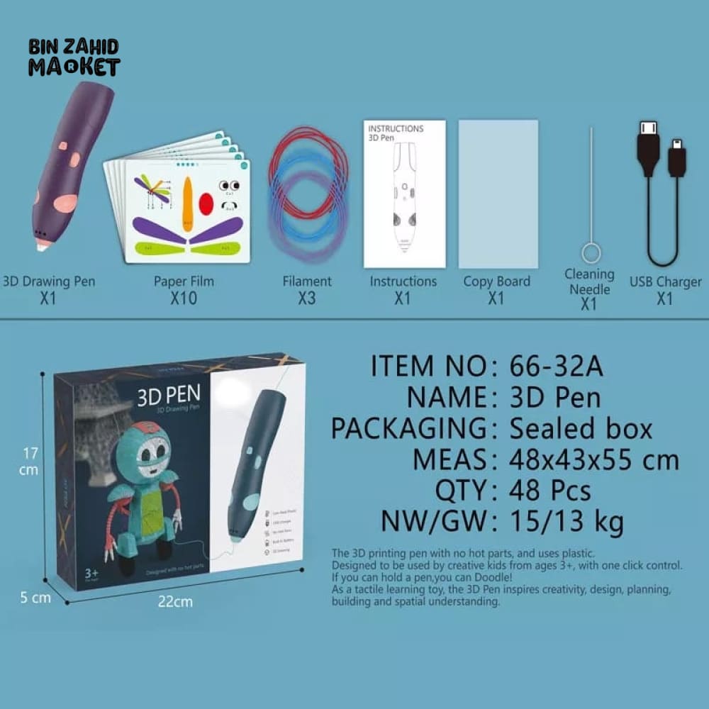 3D DRAWING PEN FOR KIDS