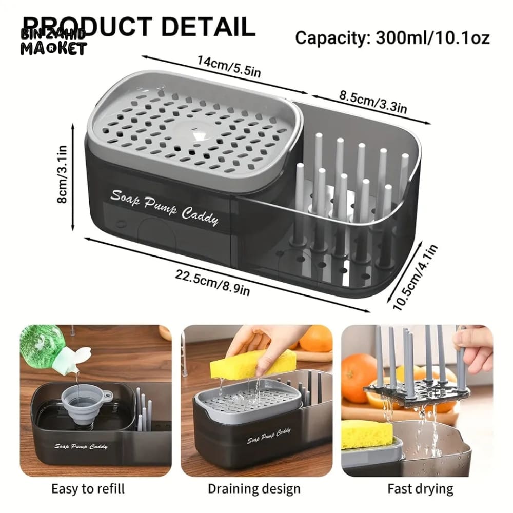 3IN1 SOAP PUMP DISPENSER