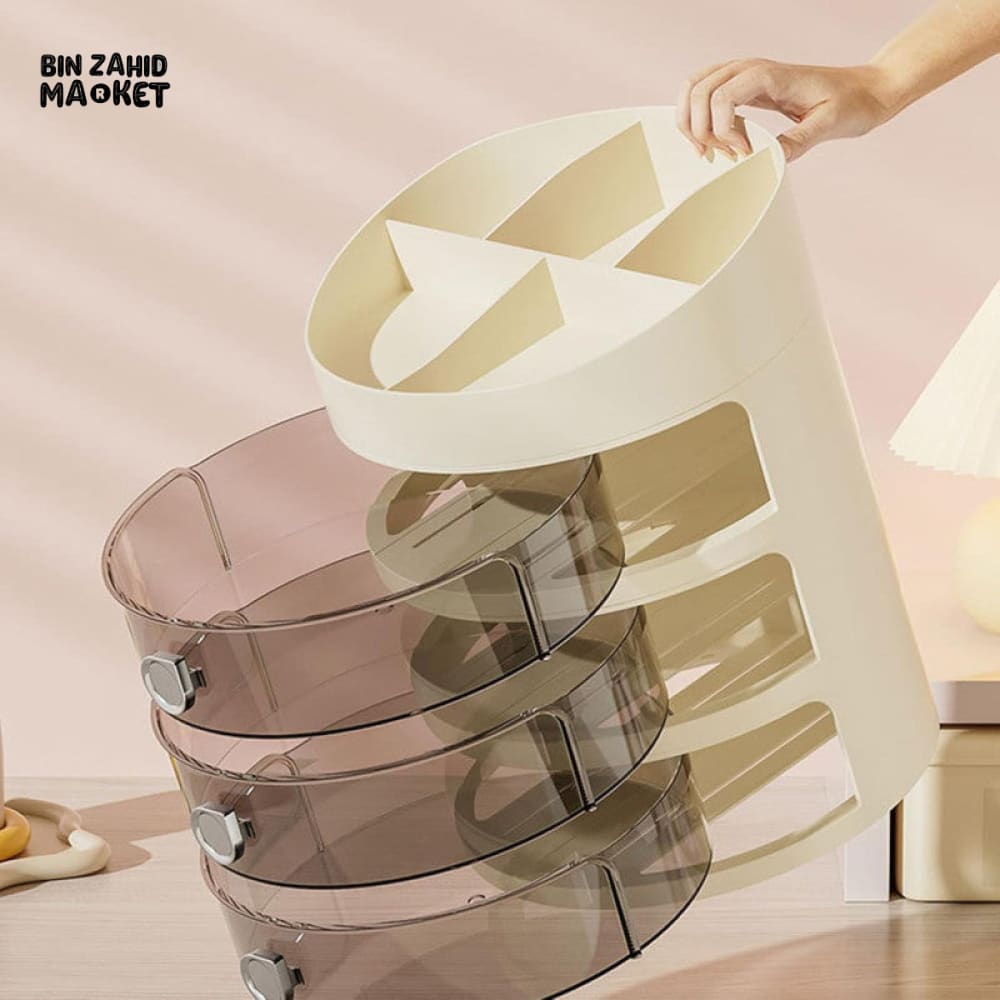 3X DRAWERS SIDE DESK STORAGE ORGANIZER