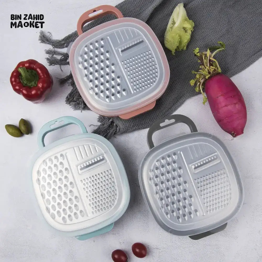 4-IN-1 MULTI GRATER | WITH CASE & PLASTIC COVER