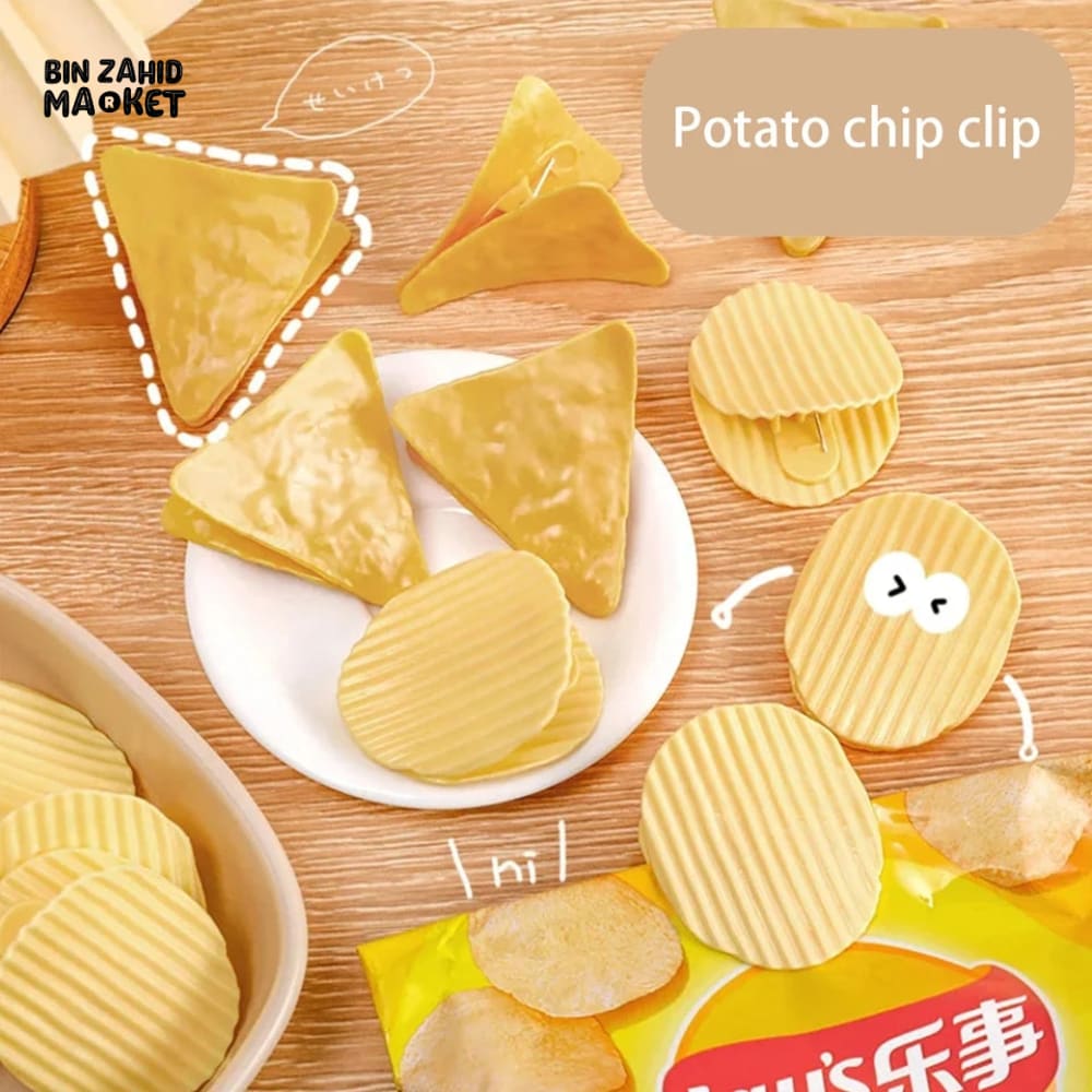 4 PIECES PATATO FOOD BAG CHIP CLIPS