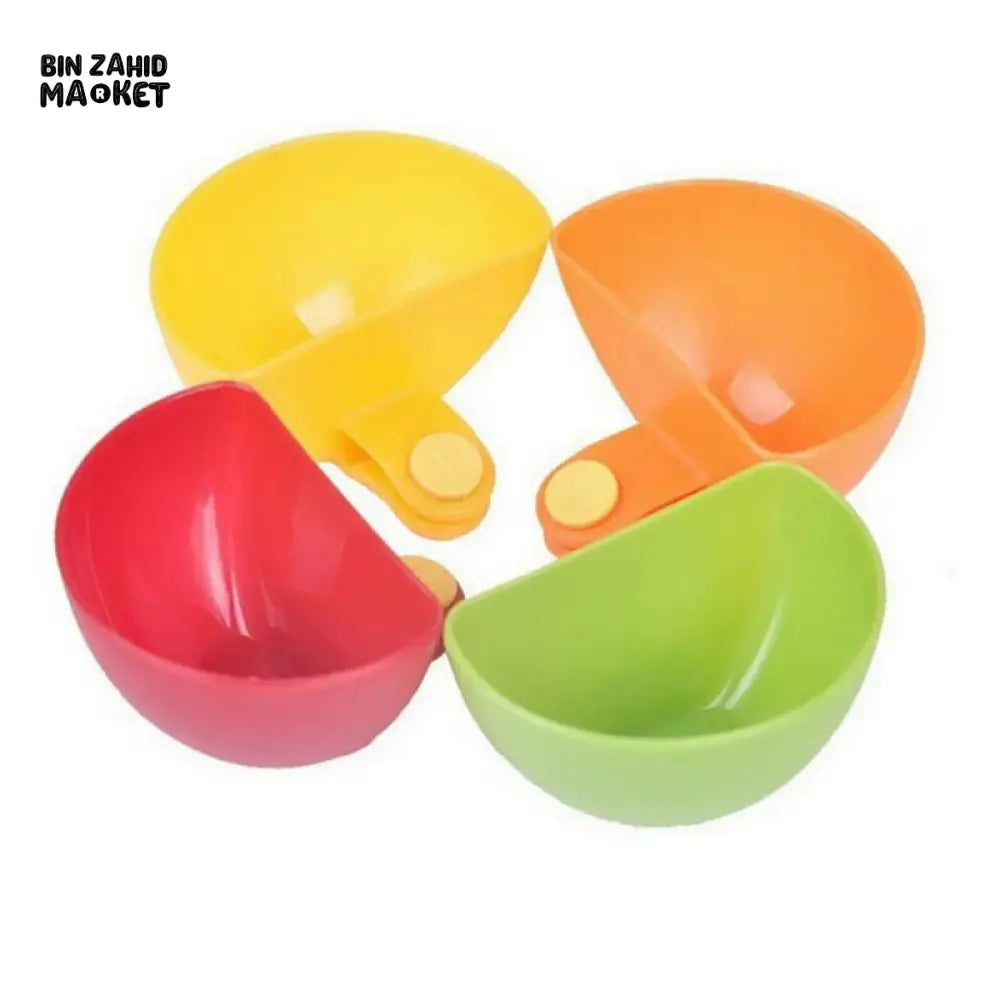 4 PIECES SEASONING BOWL DIP CLIP SET – MULTIPURPOSE SAUCE CONTAINERS