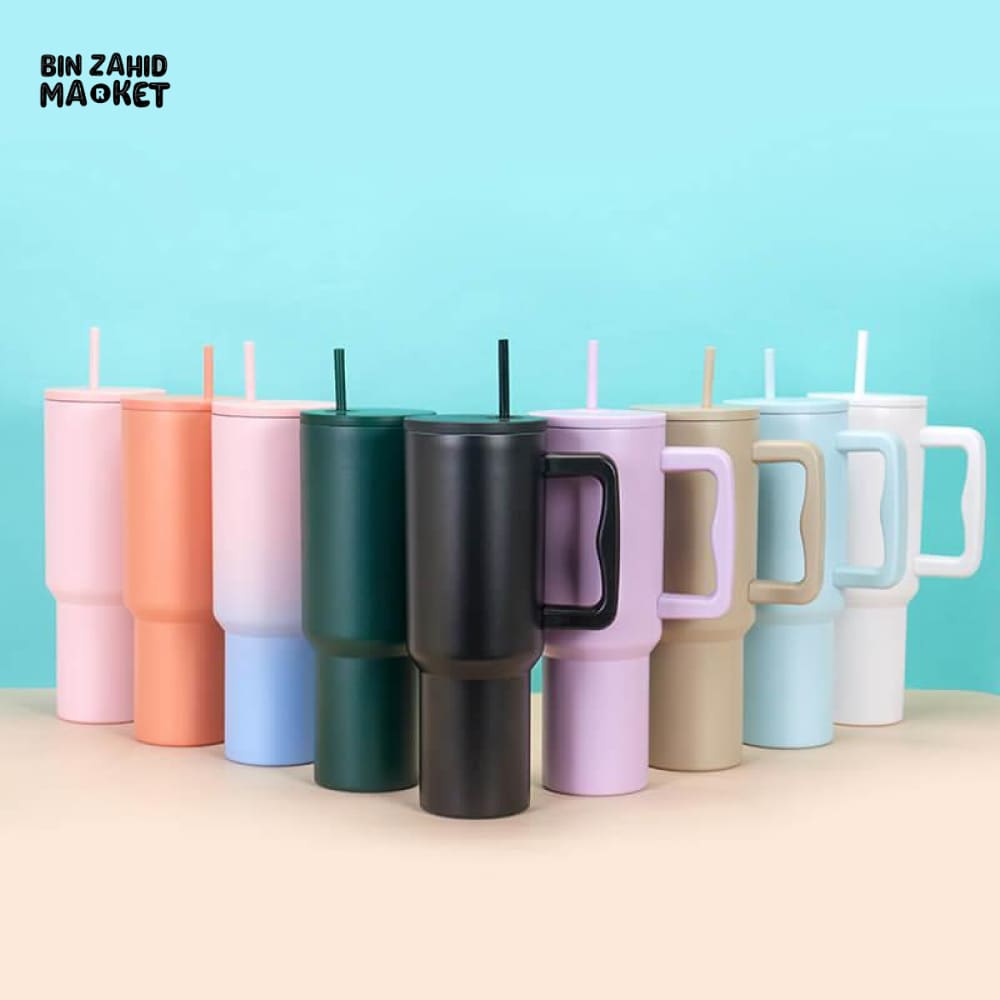 40OZ INSULATED STAINLESS STEEL TUMBLER - BLACKL