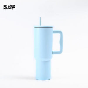 40OZ INSULATED STAINLESS STEEL TUMBLER - LIGHT BLUE
