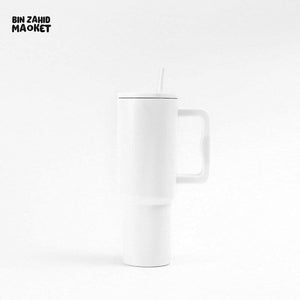 40OZ INSULATED STAINLESS STEEL TUMBLER - WHITE