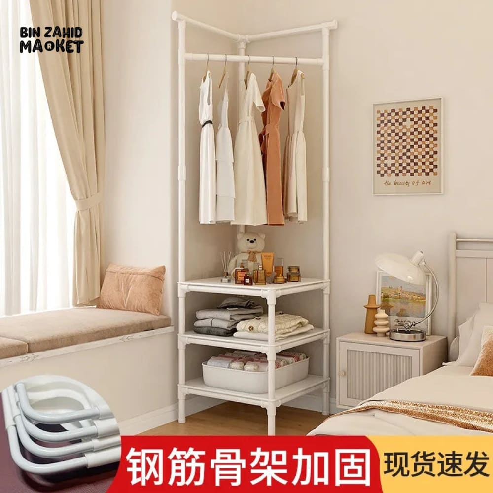 SPACE SAVING CORNER SHELF