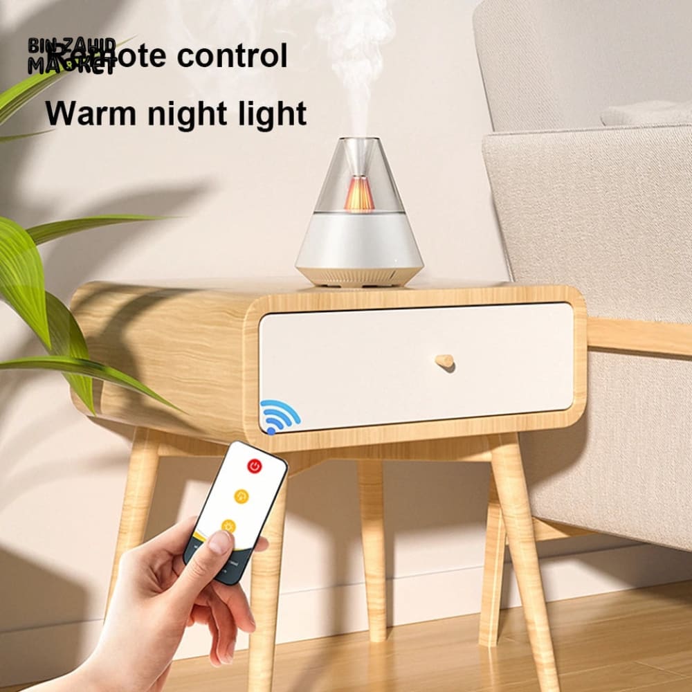 VOLCANIC AROMA HUMIDIFIER WITH NIGHT LIGHT