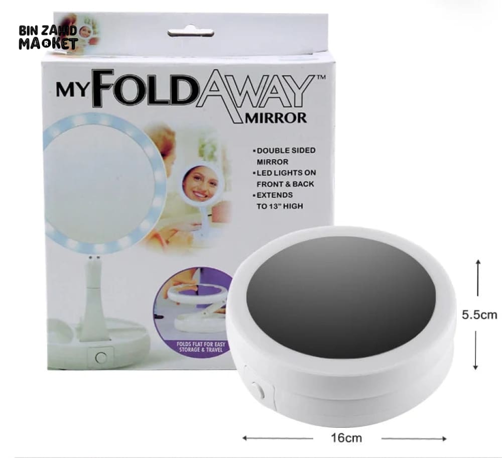 MAGNIFYING TABLE TOP LED MIRROR