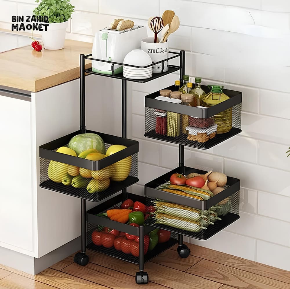 PREMIUM SQUARE METAL TROLLEY