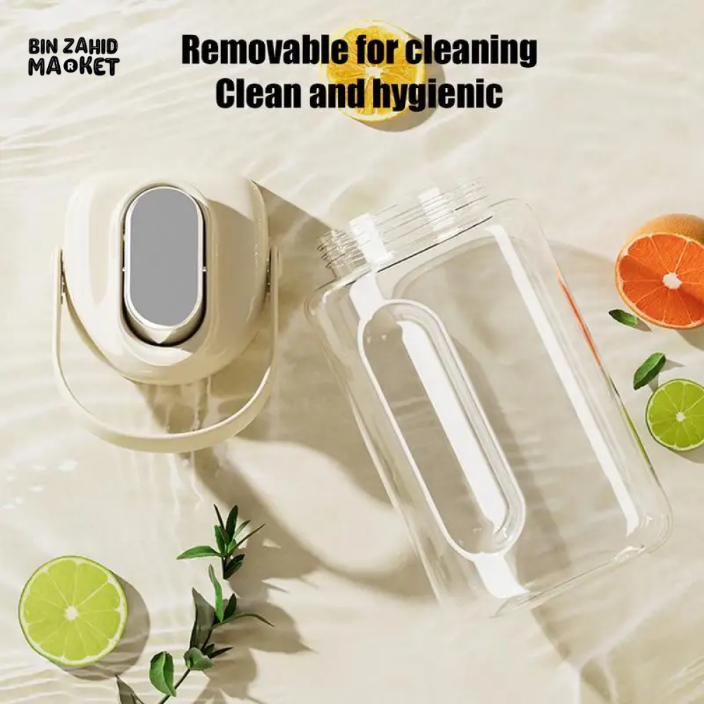 COLD WATER BOTTLE WITH TAP LEMONADE CONTAINER WATER DISPENSER 2000ml
