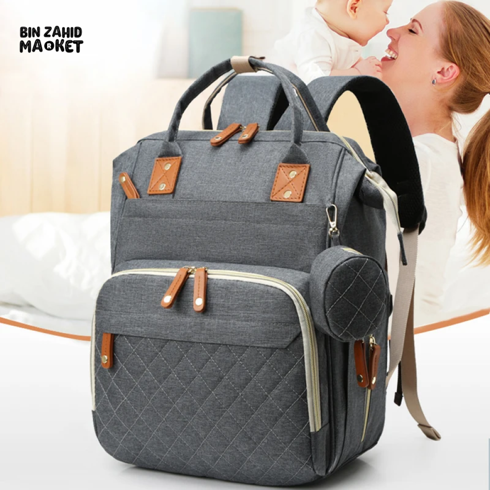 WOMEN'S BACKPACK LARGE CAPACITY WATERPROOF OXFORD CLOTH MUMMY BAG DIAPER STORAGE FASHION