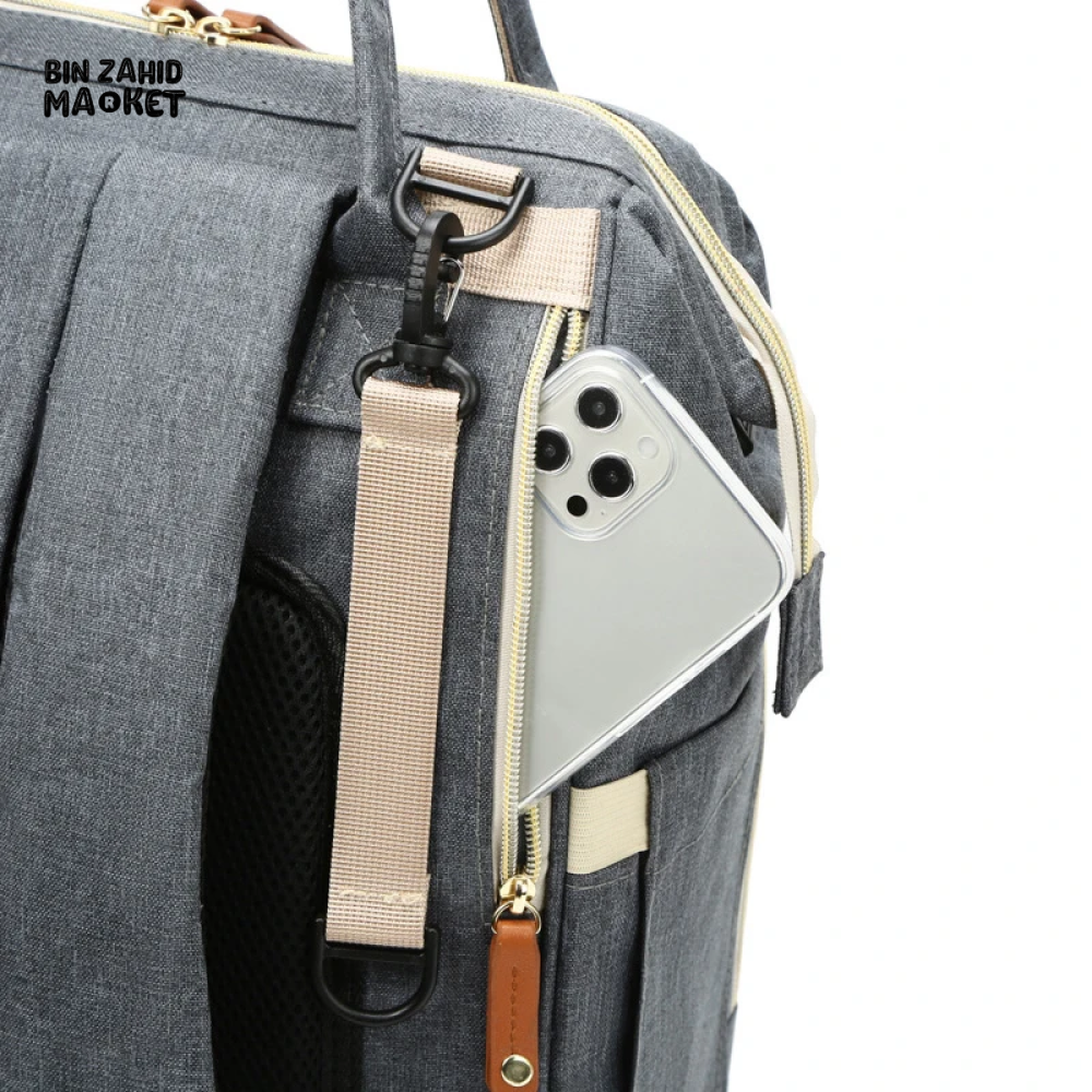 WOMEN'S BACKPACK LARGE CAPACITY WATERPROOF OXFORD CLOTH MUMMY BAG DIAPER STORAGE FASHION