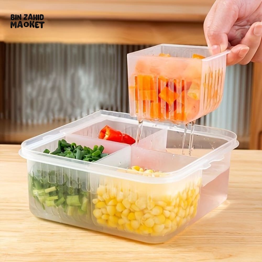 4X GRIDS REFRIGERATOR STORAGE BOX