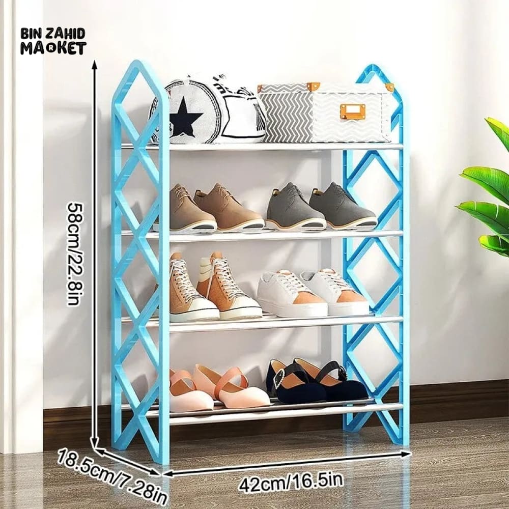 4X LAYERS DIAMOC CUT SHOE RACK
