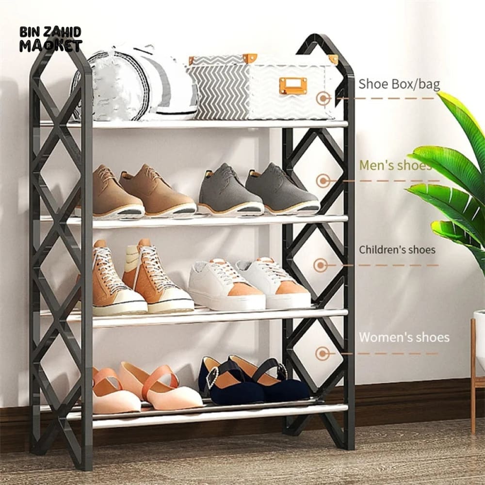 4X LAYERS DIAMOC CUT SHOE RACK