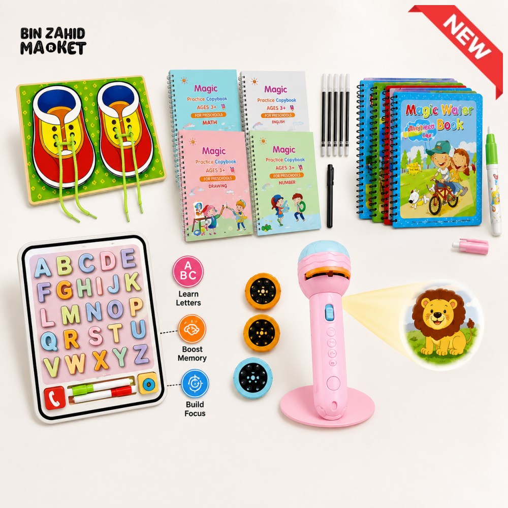 5-IN-1 KIDS EDUCATIONAL LEARNING AND ACTIVITY BUNDLE