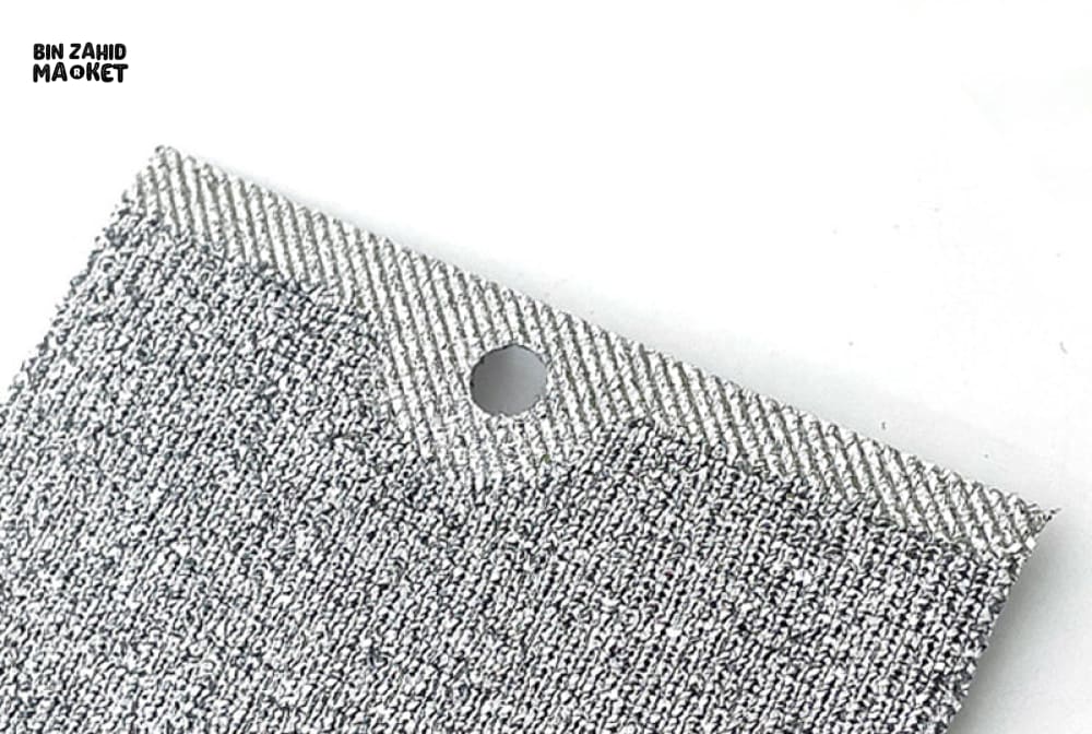 5 PIECES DOUBLE-SIDED STEEL WIRE CLEANING CLOTH – KITCHEN DISH BOWL & POT SCRUBBER TOWEL FOR TABLEWARE AND HOME CLEANING