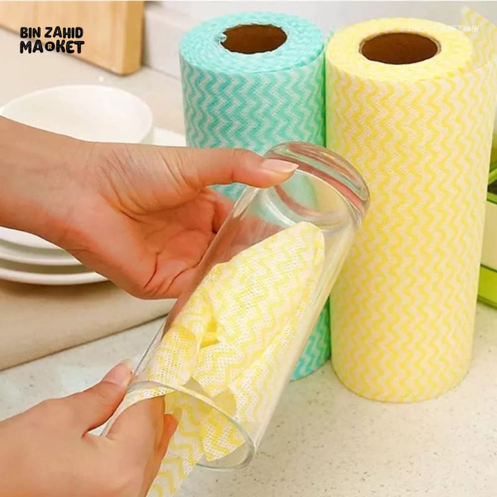 50 PIECES REUSABLE TISSUE ROLL