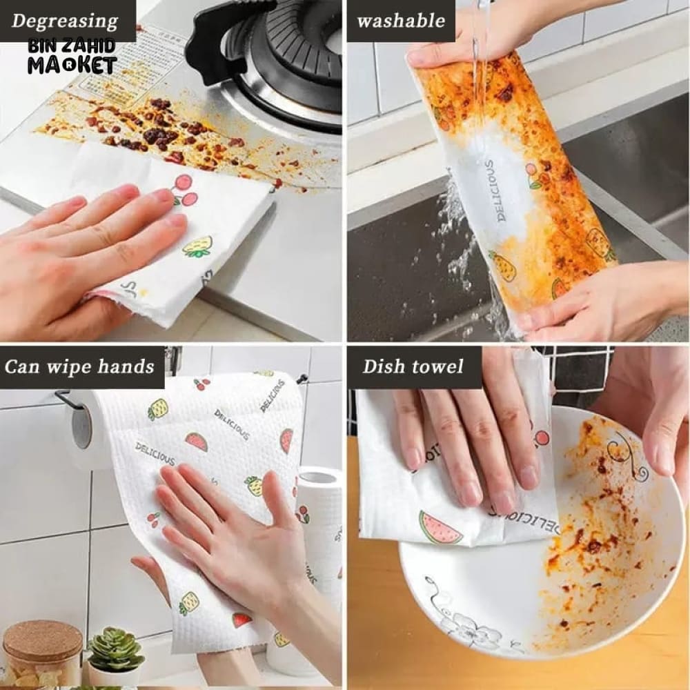 50 PIECES REUSABLE TISSUE ROLL SHEETS