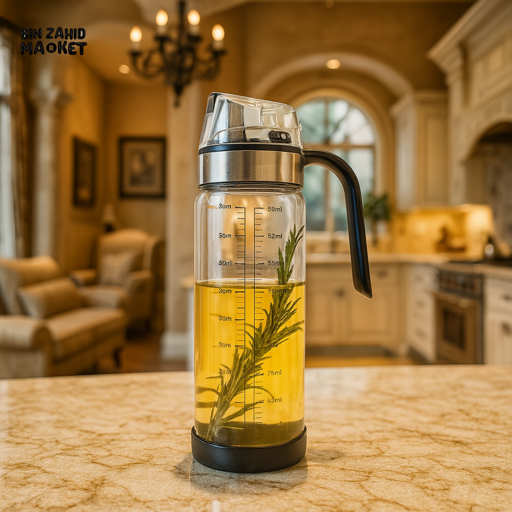 500ML OIL DISPENSER BOTTLE – DANNY HOME LEAKPROOF MEASURING CONTAINER FOR COOKING & POURING