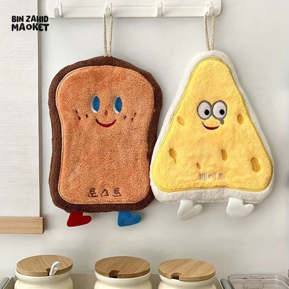 CARTOON CHARACTERS HANGING TOWELS
