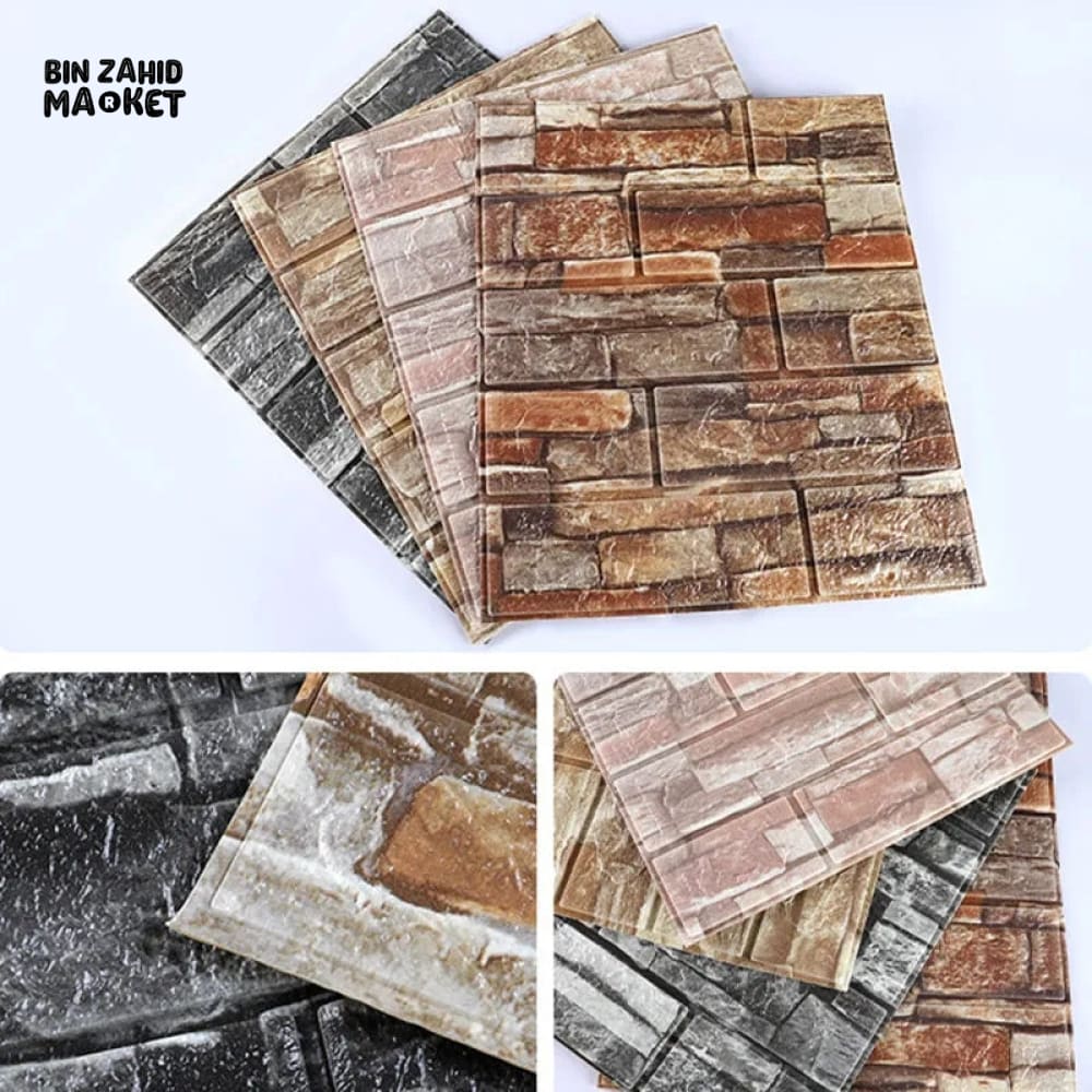 SELF ADHESIVE WALL BRICK SHEET