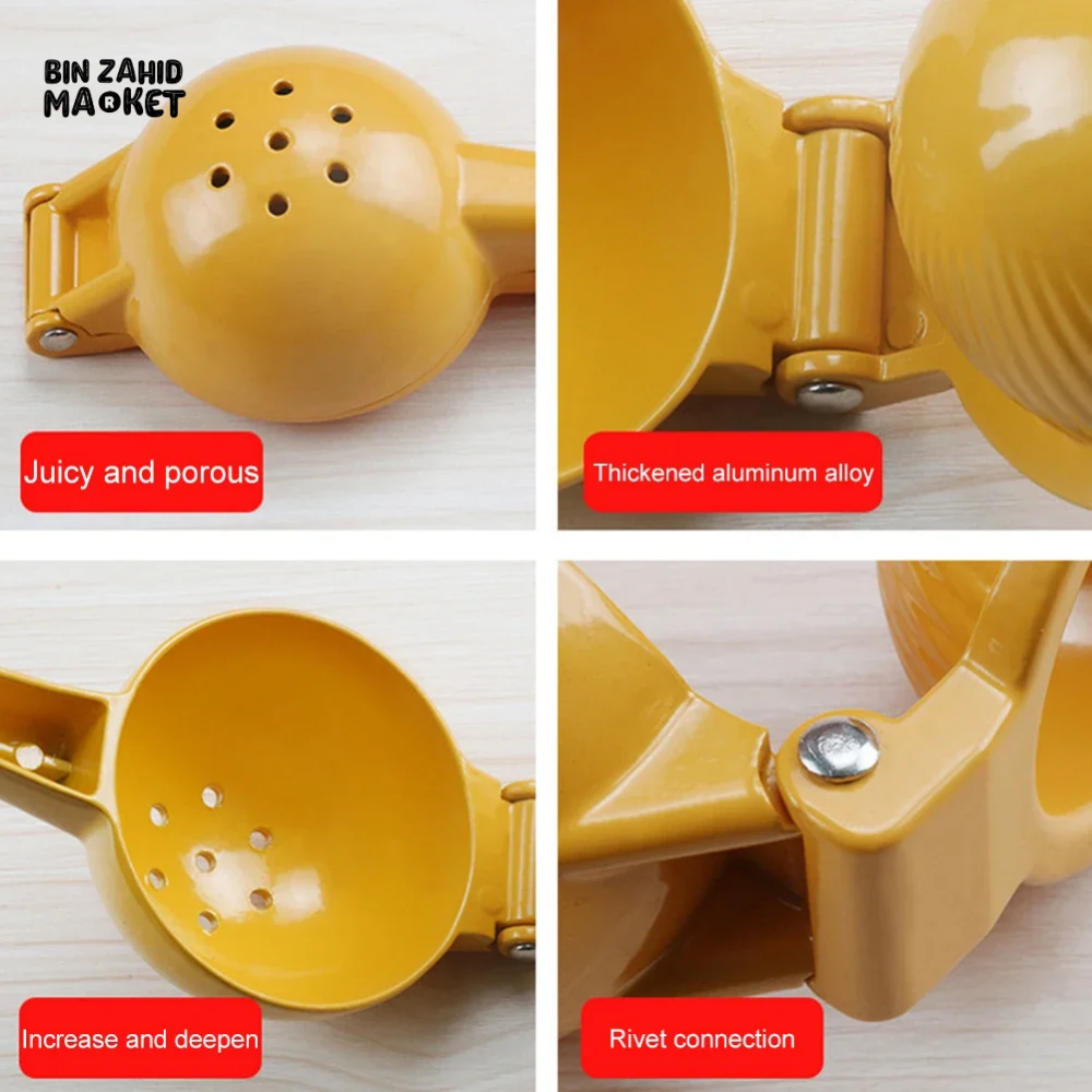 MANUAL LEMON SQUEEZER – ALUMINUM ALLOY HAND PRESS JUICER FOR CITRUS & ORANGE