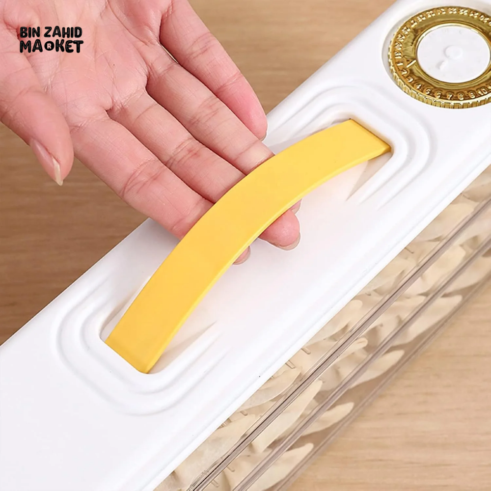 3-LAYER DUMPLING & SANDWICH STORAGE BOX FOOD GRADE PORTABLE WITH TIMING FREEZER