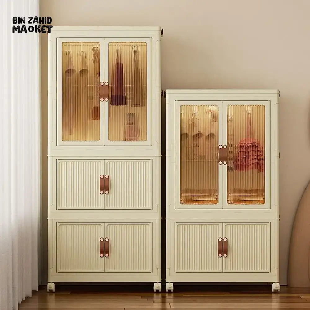 LUXORMOVE 3 LAYERS LARGE CAPACITY FOLDING STORAGE CABINETS - BZM-102587