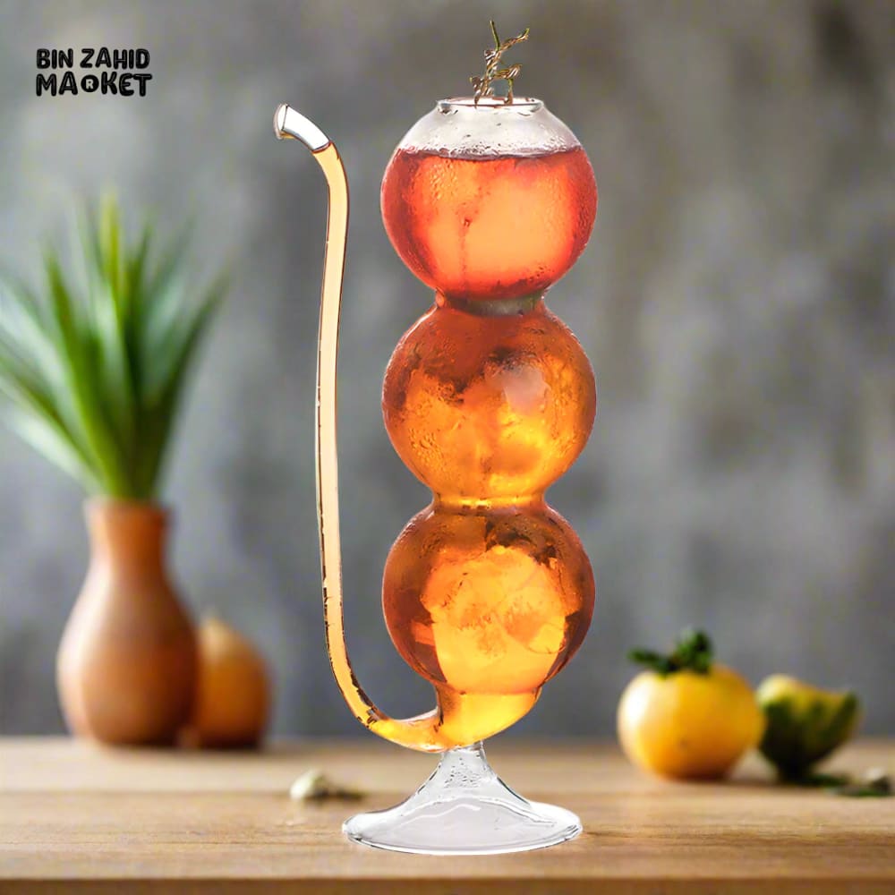ROCK SUGAR GOURD COCKTAIL GLASS – TALL & CREATIVE DESIGN