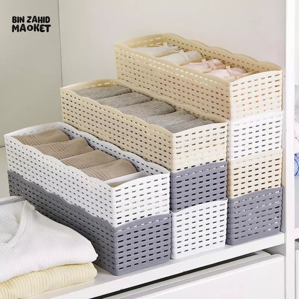 5X GRIDS SOCKS STORAGE ORGANIZER