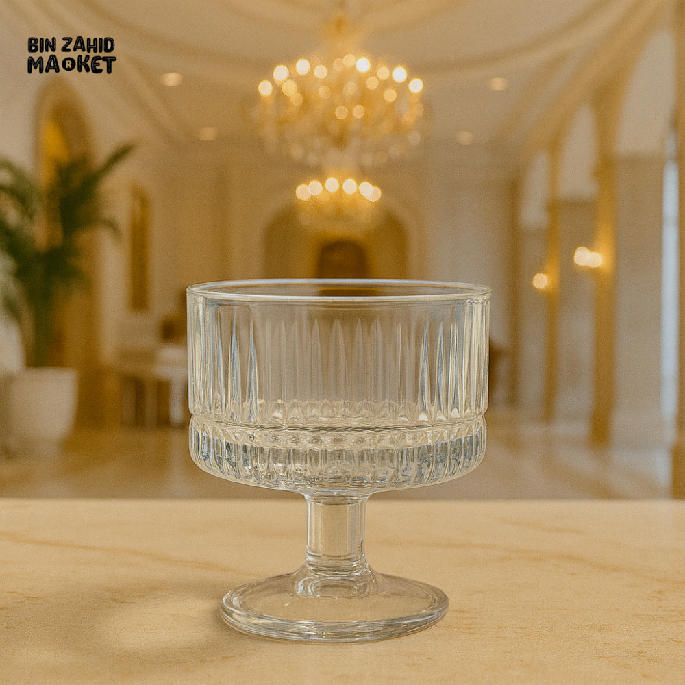 6 PIECE LUXURY GLASS DESSERT BOWL 180ML T1805