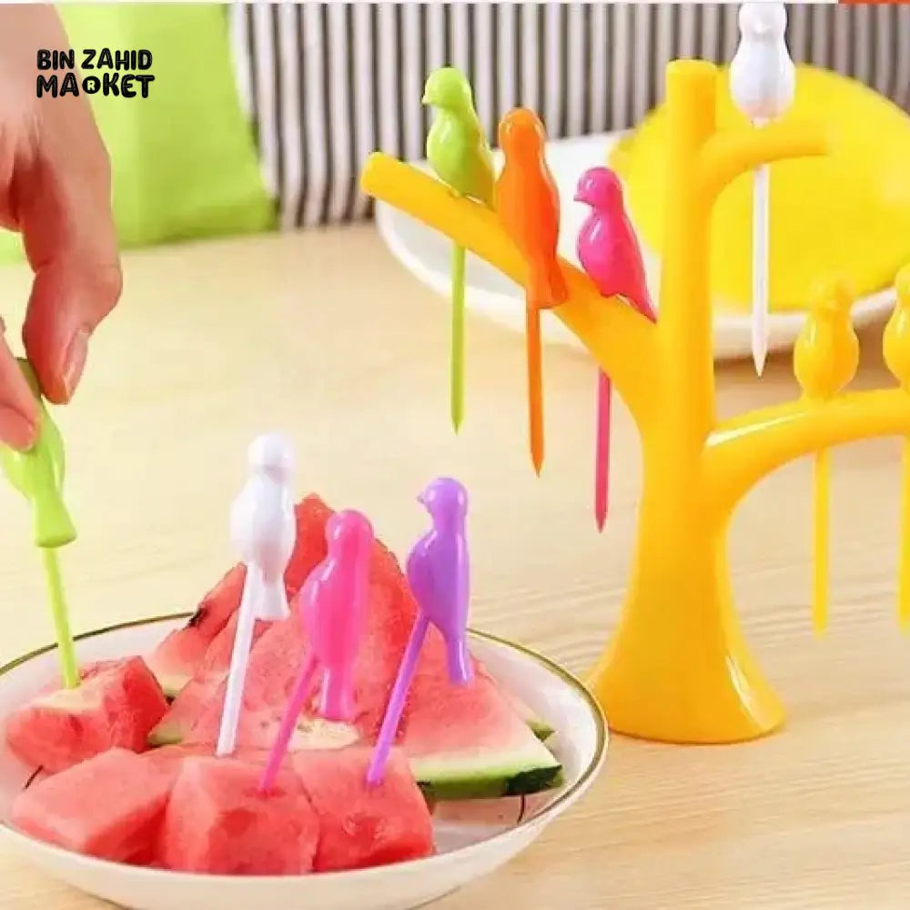 6 PIECES FRUITS FORK